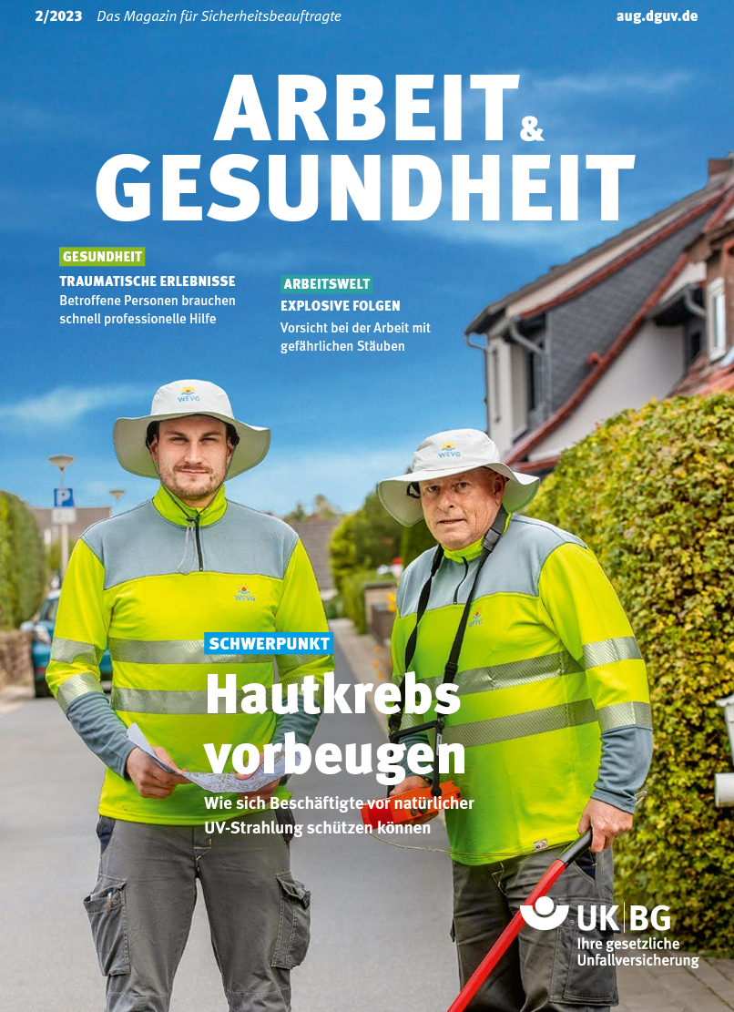 Titel Arbeit und Gesundheit 02/2023